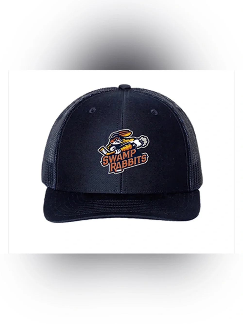 NWOT Greenville Swamp Rabbits Hockey Team Navy Primary Logo Hat Trucker Cap